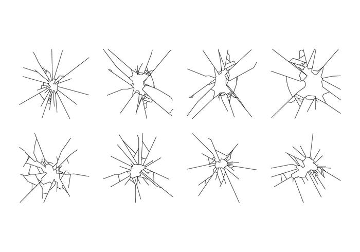 700x490 Shattered Glass Vector