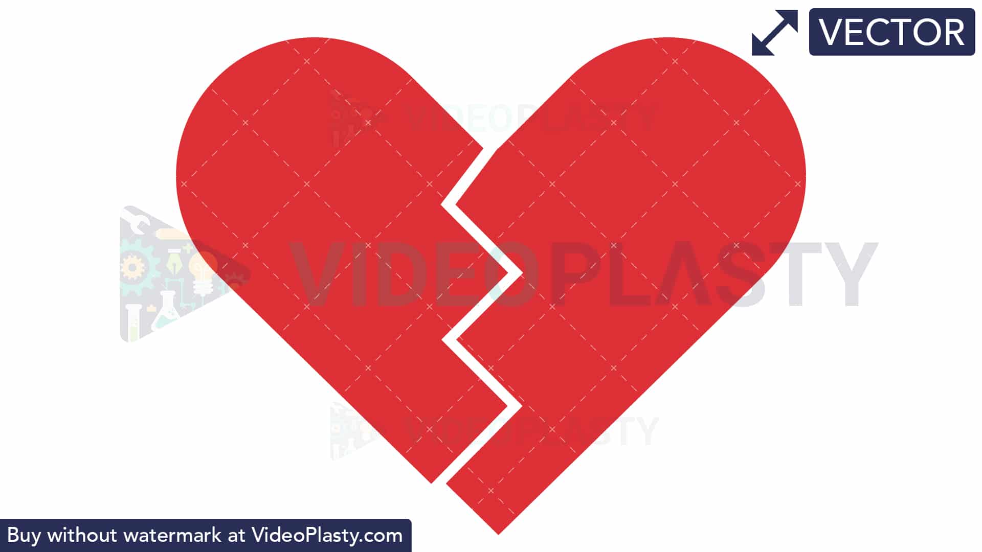 Broken Heart Vector at Vectorified.com | Collection of Broken Heart ...