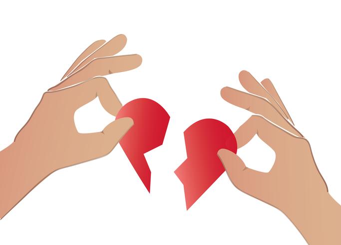 683x490 Hand Holding The Broken Heart Vector