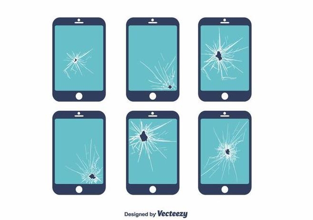 632x443 Broken Screen Vector Free Vector Download Cannypic