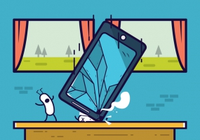 285x200 Broken Screen Free Vector Graphic Art Free Download