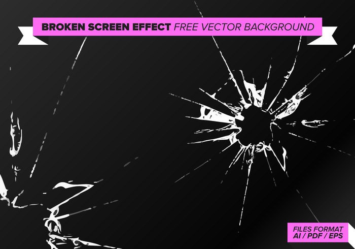 700x490 Broken Screen Effect Free Vector Background