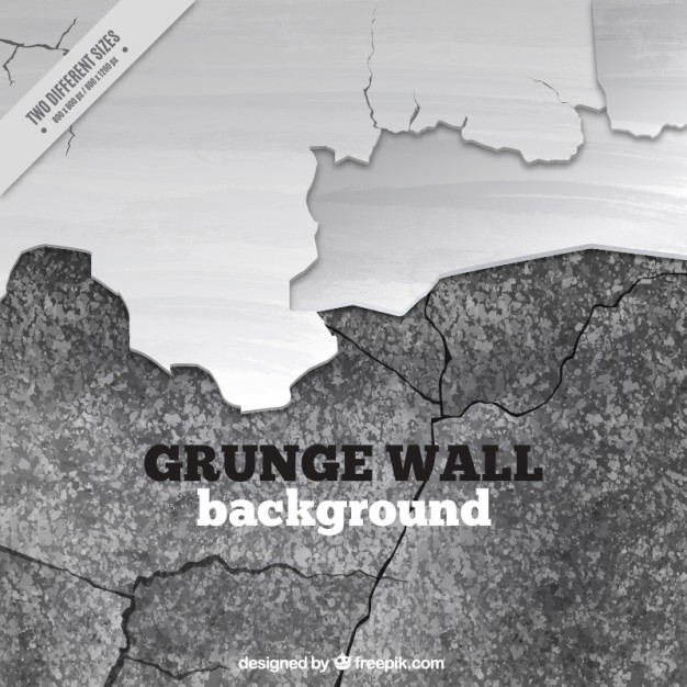 626x626 Broken Wall In Black And White Vector Free Download
