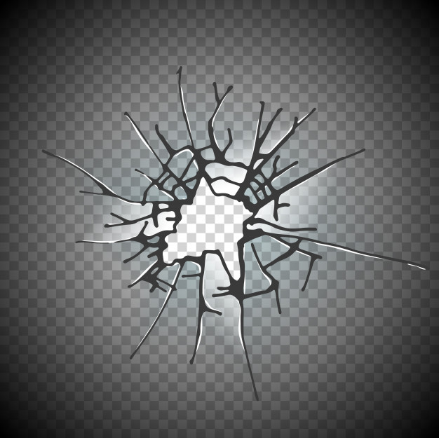626x625 Broken Window Glass Vector Premium Download