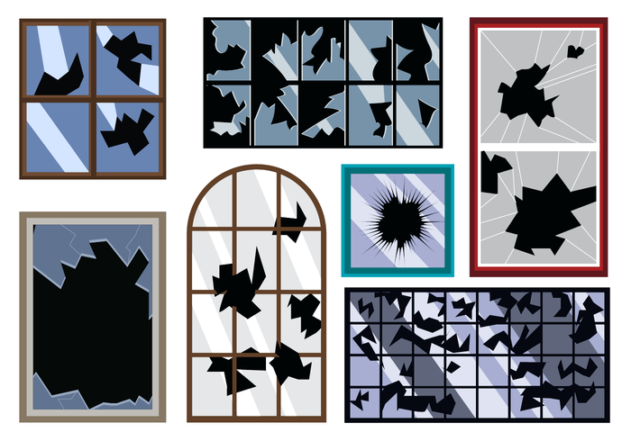 700x490 Broken Window Free Vector Art