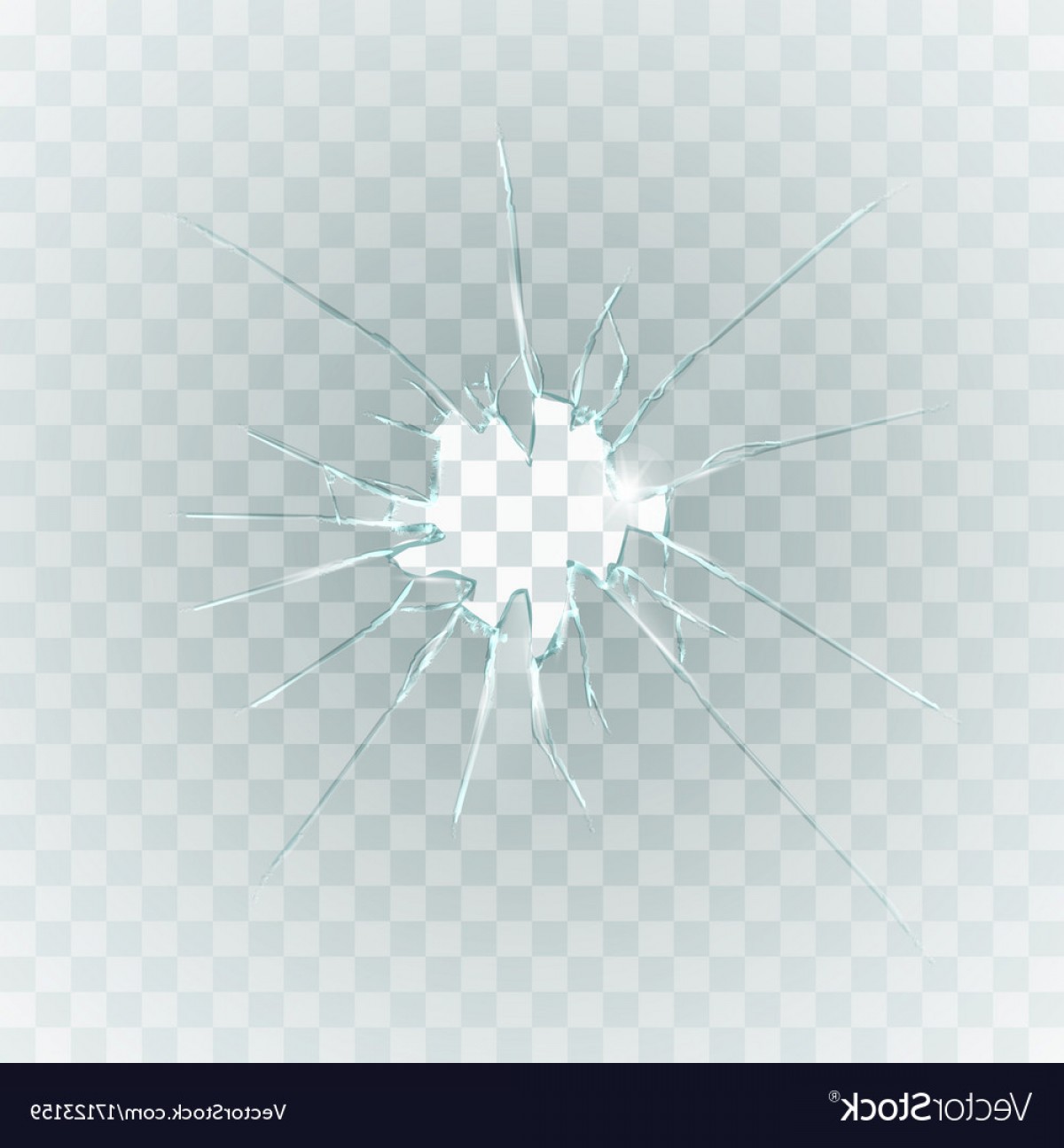 1200x1296 Broken Window Hole Transparent Glass Vector Lamaison