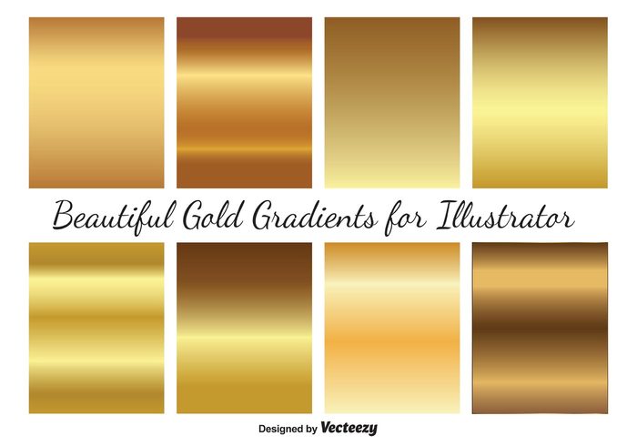 Bronze Gradient Vector