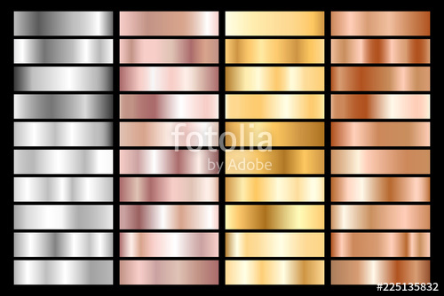 500x334 Collection Of Silver, Chrome, Gold, Rose Gold And Bronze Metallic