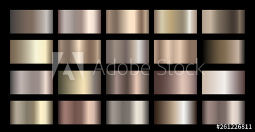 500x260 Metallic, Bronze, Silver, Gold, Chrome, Copper Metal Foil Texture