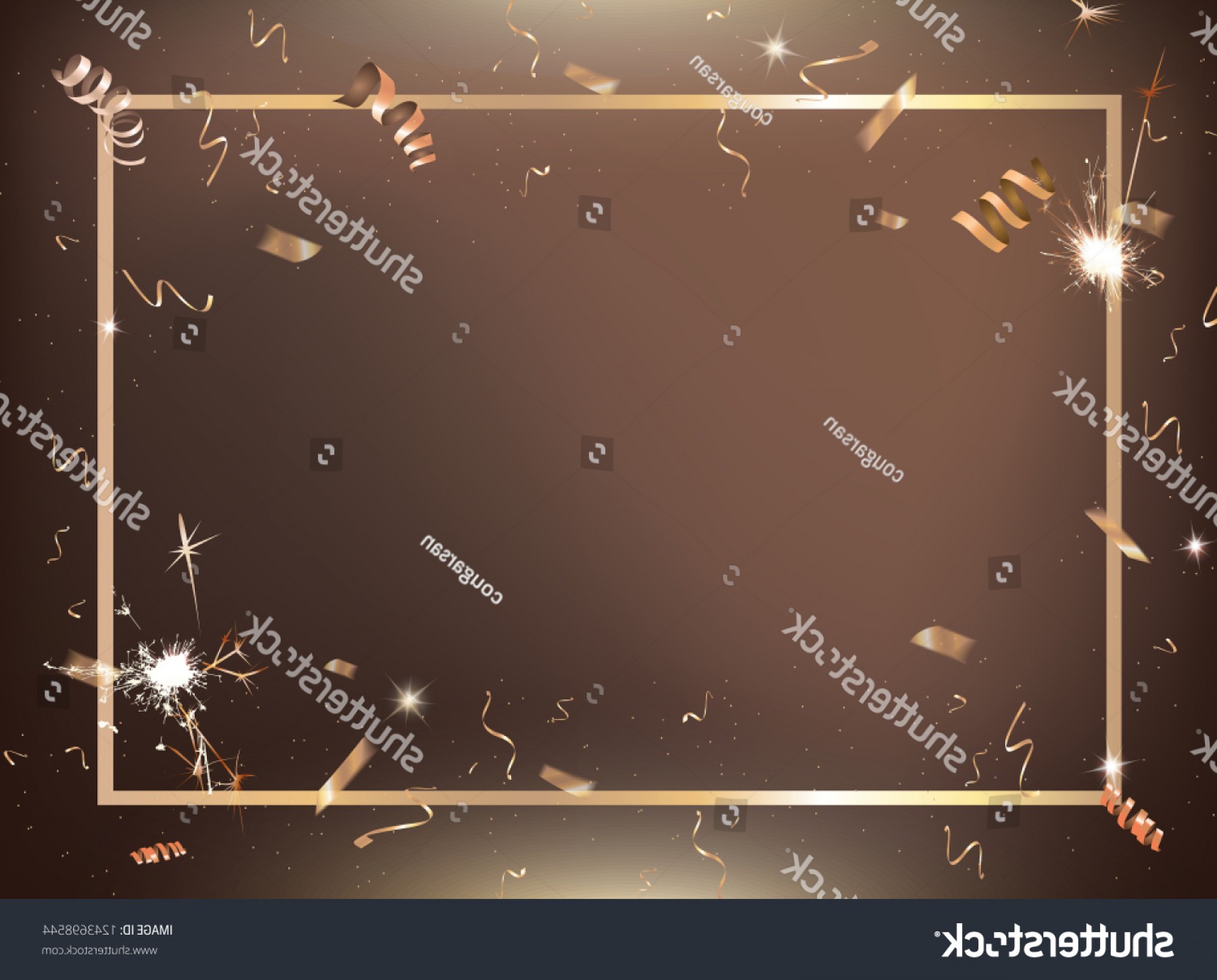 1800x1450 Vector Bronze Gradient Party Celebration Background Studiogrfx