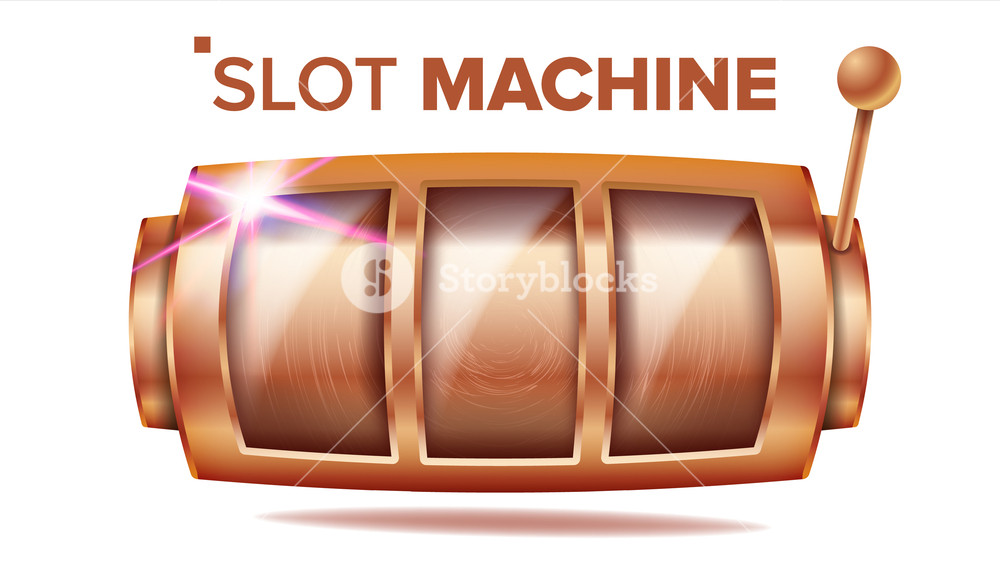 1000x563 Slot Machine Vector Bronze Lucky Empty Slot Bingo Background