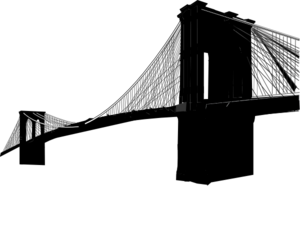 300x243 Brooklyn Bridge Only Clip Art