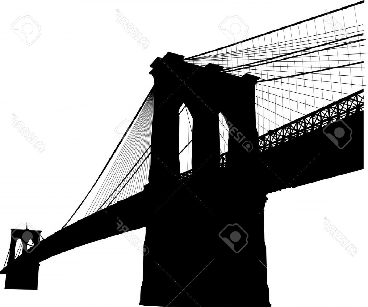 1560x1300 Photosilhouette Of The Brooklyn Bridge In New York Soidergi