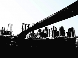266x200 Brooklyn Bridge Free Vector Graphic Art Free Download