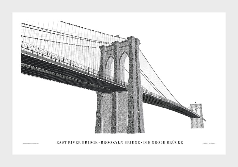 Cameron Moll's Typographic Letterpress Print Of The Brooklyn 800x561 Cameron Moll's Typographic Letterpress Print Of The Brooklyn