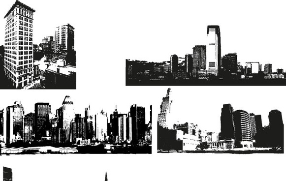 581x368 Brooklyn Skyline Free Vector Download