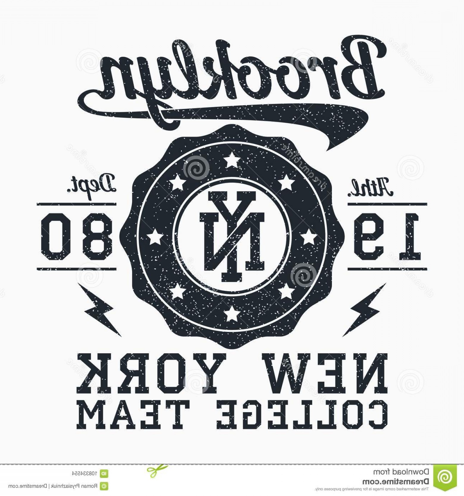 1560x1668 Brooklyn New York Grunge Print Apparel Typography Emblem T Shirt