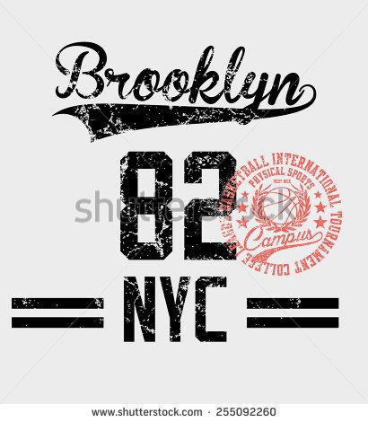 410x470 New York City Brooklyn Vector Art