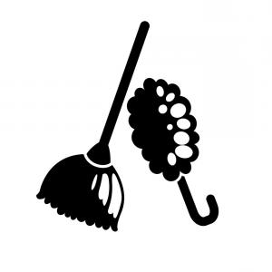 300x300 Feather Duster And Broom Icon Vector Cultracing