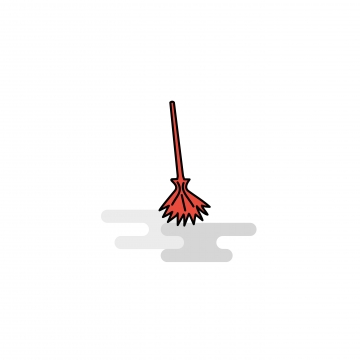 360x360 Free Download Flat Brush Broom Png Images, Brush Vector
