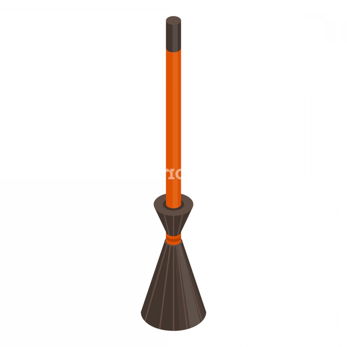 1200x1200 Witch Broom Icon Isometric Of Witch Broom Vector Icon For Web