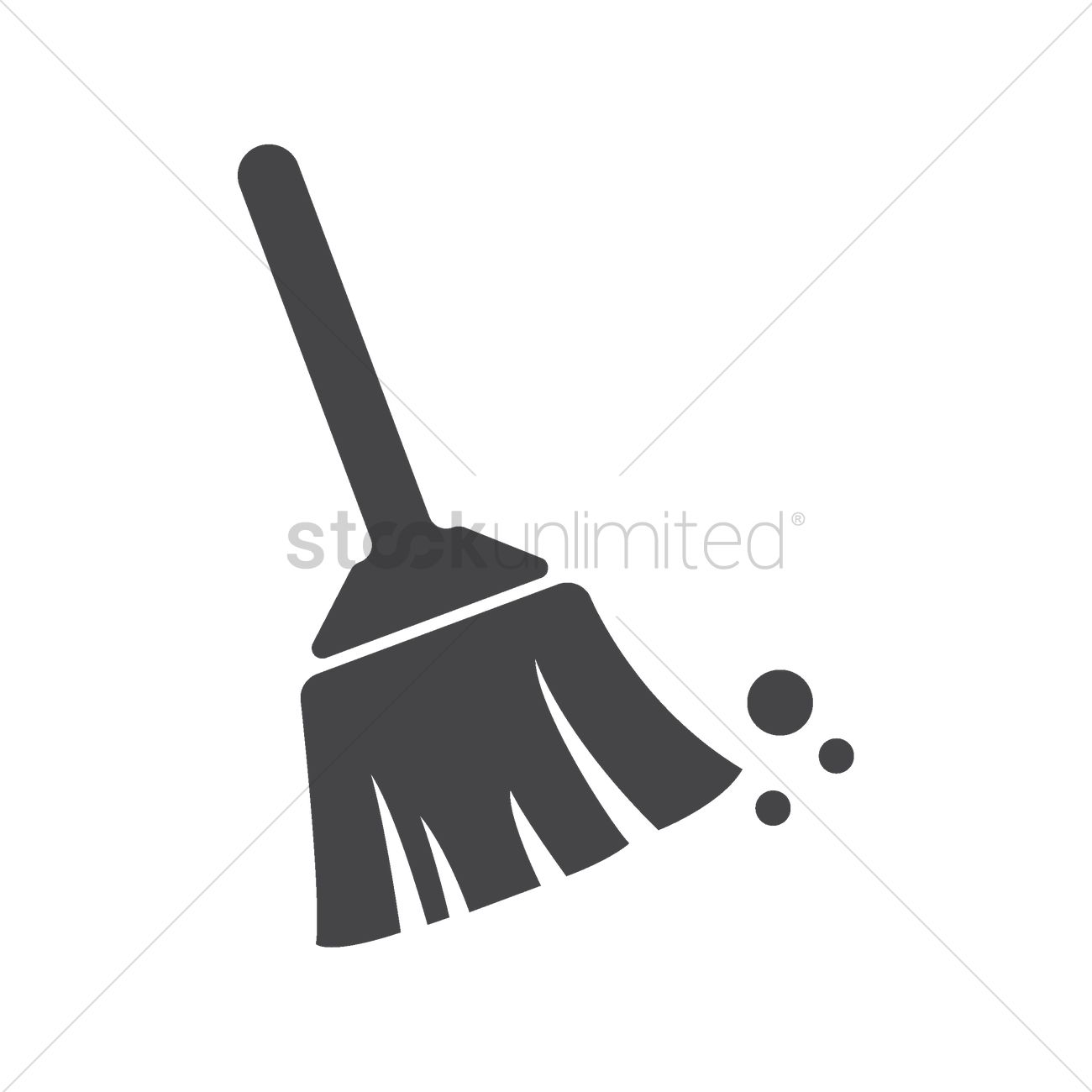 1300x1300 Broom Vector Image