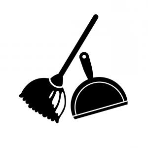 300x300 Stock Image Halloween Broomstick Vector Symbol Icon Design