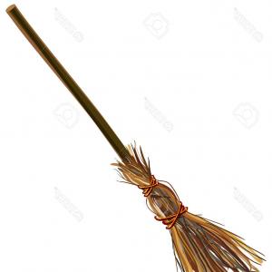 300x300 Young Witch Flying On A Broomstick Vector Savoyuptown