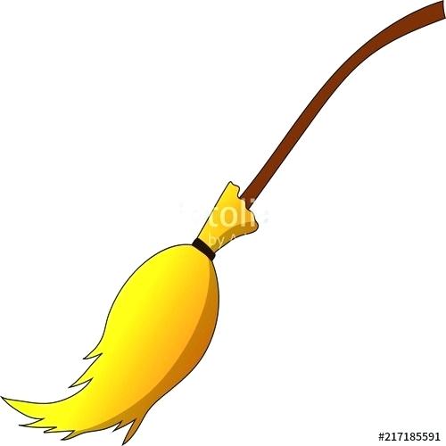 500x500 Witch On Broomstick Template