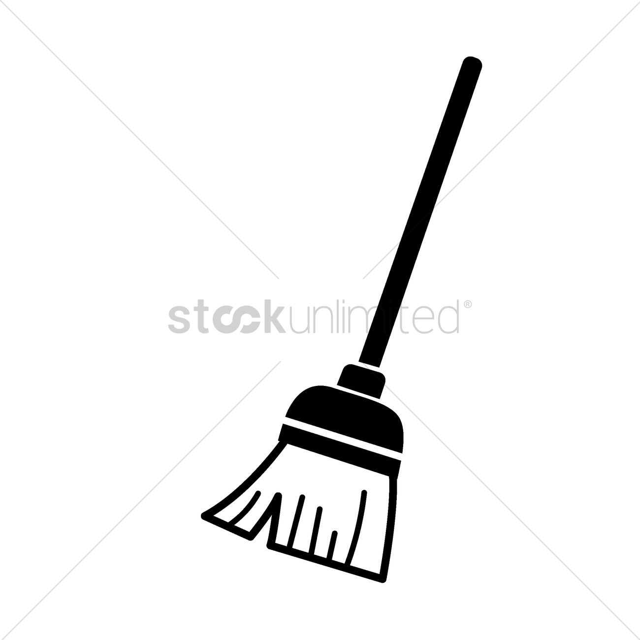 1300x1300 Broomstick Vector Image