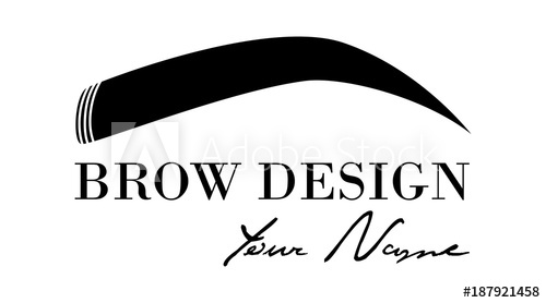 Brow Design Logo Business Card Template Vector Logo For Beauty 500x278 Brow Design Logo Business Card Template Vector Logo For Beauty