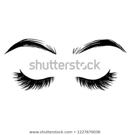 Brows And Lashes Vector Illustration Beautiful Eyelashes 450x470 Brows And Lashes Vector Illustration Beautiful Eyelashes