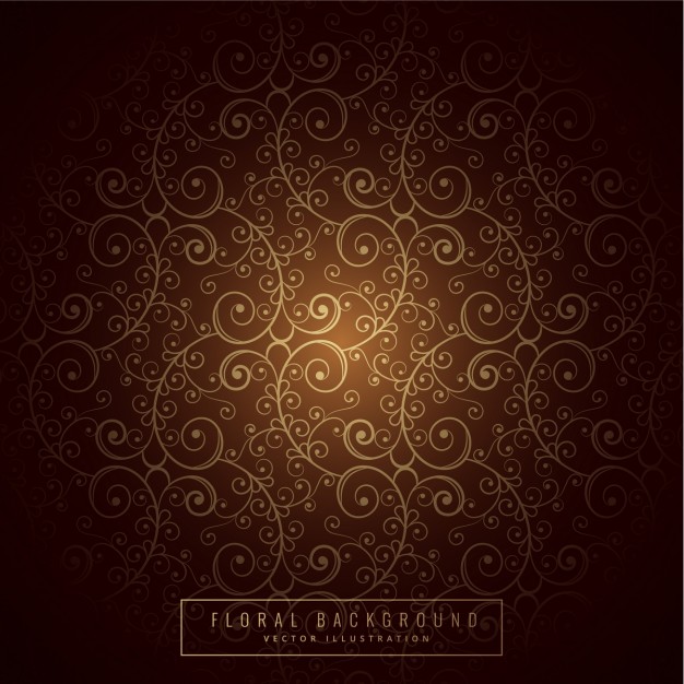 Brown Floral Background Vector Free Download 626x626 Brown Floral Background Vector Free Download