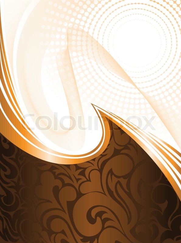 Abstract Brown Background With Stock Vector Colourbox 595x800 Abstract Brown Background With Stock Vector Colourbox