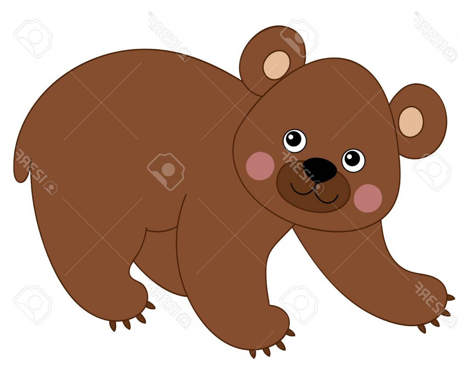 Photostock Vector Vector Cute Cartoon Baby Bear Vector Brown Bear 1560x1248 Photostock Vector Vector Cute Cartoon Baby Bear Vector Brown Bear