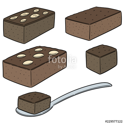 Vector Set Of Brownies Stock Image And Royalty Free Vector 500x500 Vector Set Of Brownies Stock Image And Royalty Free Vector
