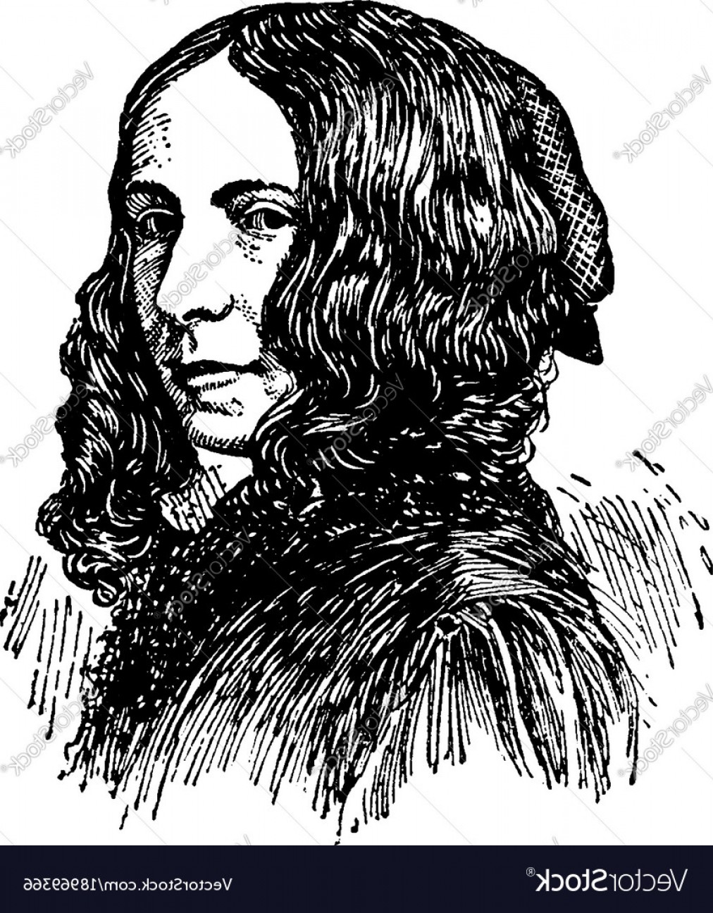 1012x1296 Elizabeth Barrett Browning Vintage Vector Catchsplace