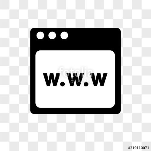 500x500 Browser Vector Icon On Transparent Background, Browser Icon Stock