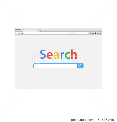 450x468 Browser Window Vector Illustration