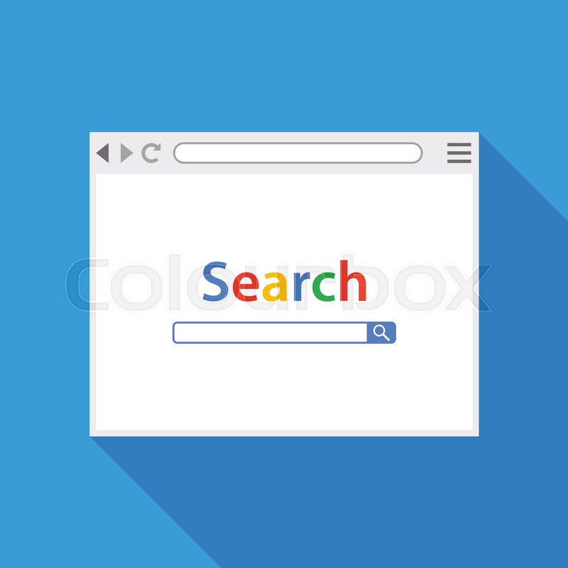 800x800 Browser Window Vector Illustration Stock Vector Colourbox