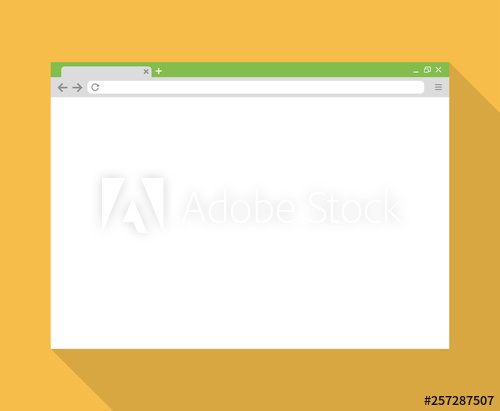 500x411 Browser Window Vector Illustration