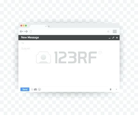 450x375 Email Template Blank E Mail Browser Window Mail Message Web