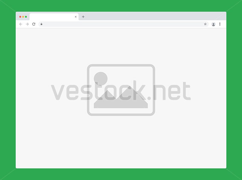 800x593 Flat Style Chrome Browser Window On Green Background Browser