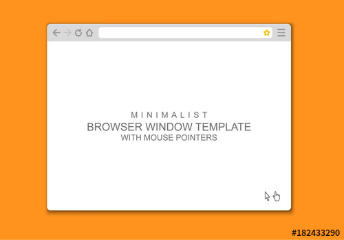 500x348 Vector Browser Window Mockup Buy This Stock Template And Explore