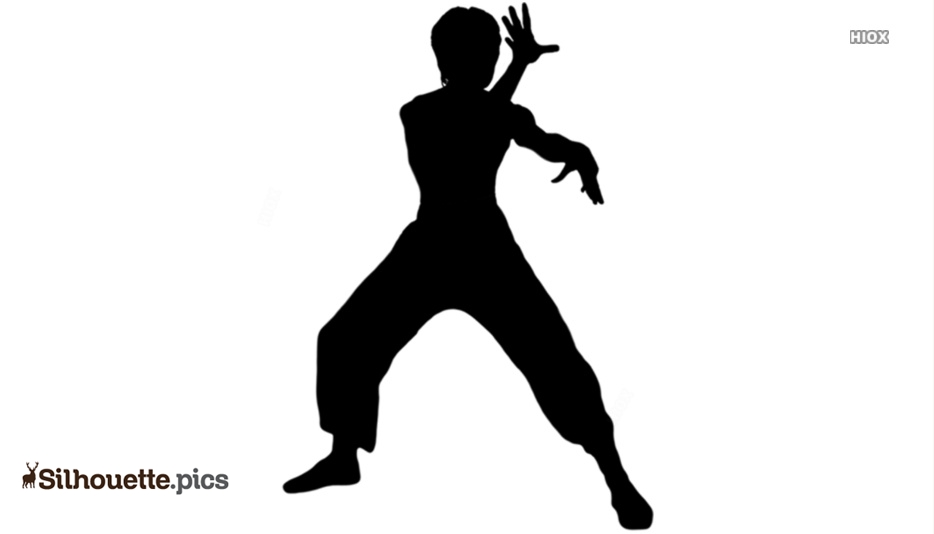 Bruce Lee Silhouette Vector At Vectorified.com 