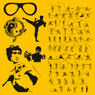 400x400 Free Vector Stuff Bruce Lee Collection