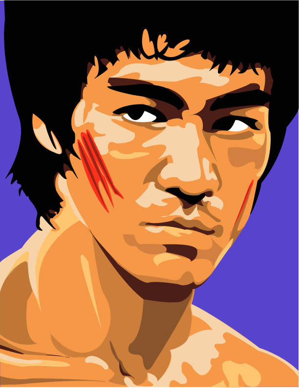 Bruce Lee Vector At Vectorified Com Collection Of Bruce Lee Vector Free For Personal Use