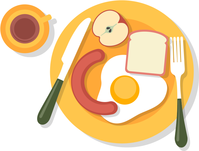 687x521 Download Brunch Vector Flat Food