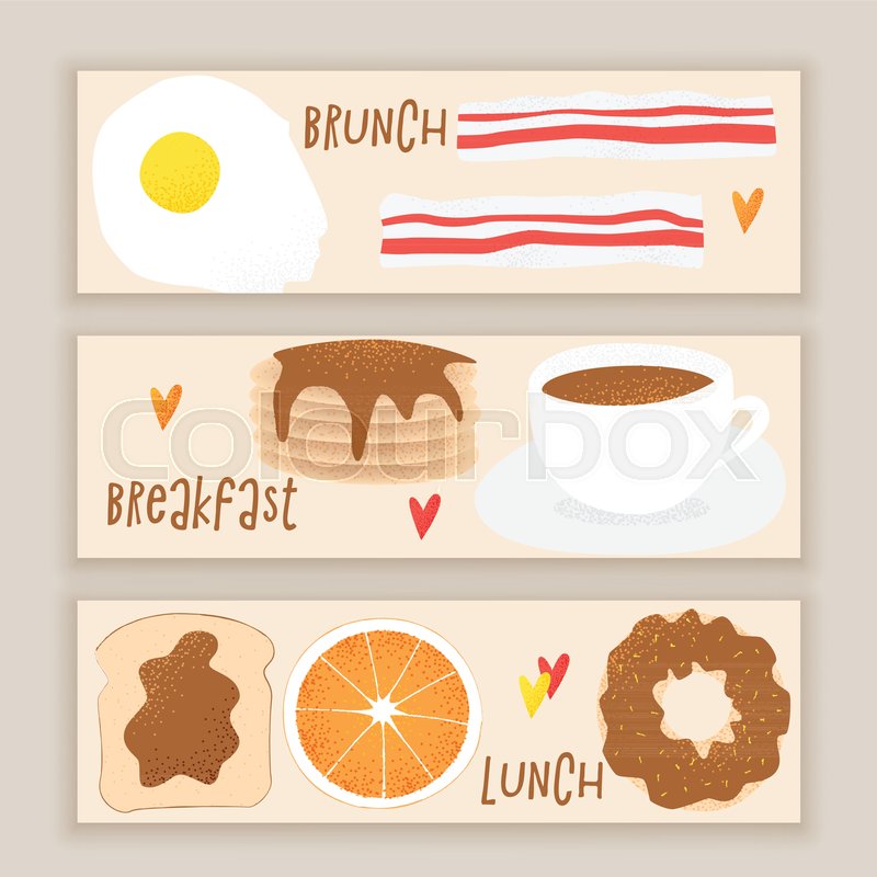 800x800 Breakfast Vector Concept, Brunch Stock Vector Colourbox