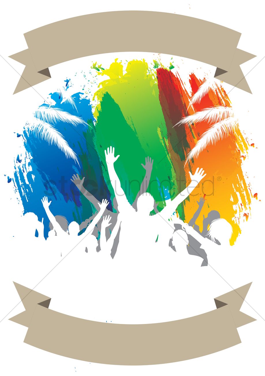 Colorful Brush Strokes Background Vector Image 919x1300 Colorful Brush Strokes Background Vector Image